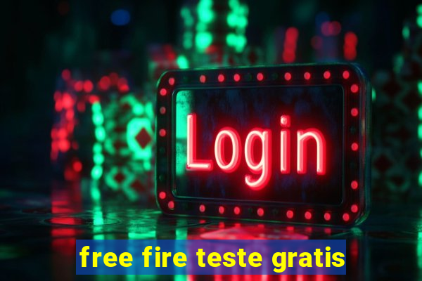 free fire teste gratis